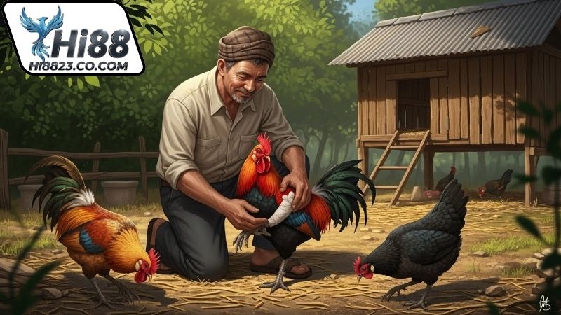 Cách nuôi gà đá Từ A đến Z để có chiến kê khỏe mạnh 4 cach-nuoi-ga-da